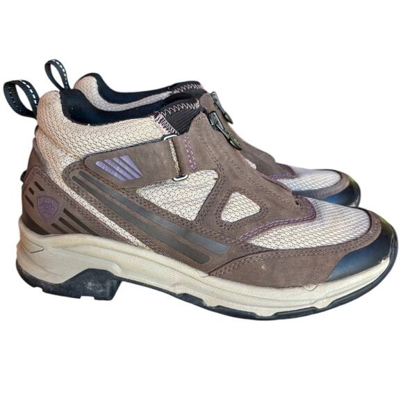 Ariat MaxTrak UL Zip Riding Hiking All Purpose Mesh and Leather Boots size 6 - Picture 1 of 15
